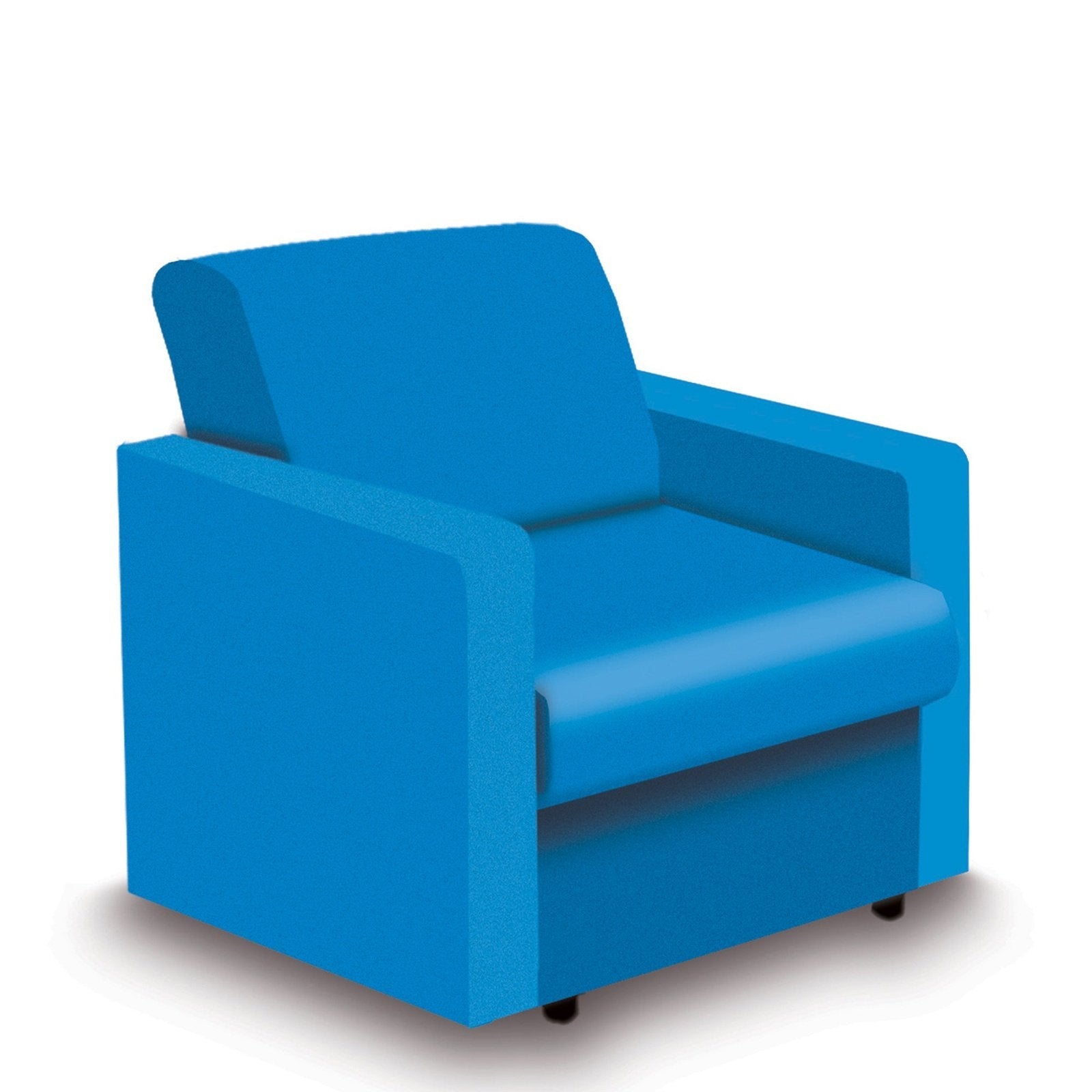 Contemporary Modular Fabric Low Back Armchair - Office Products Online