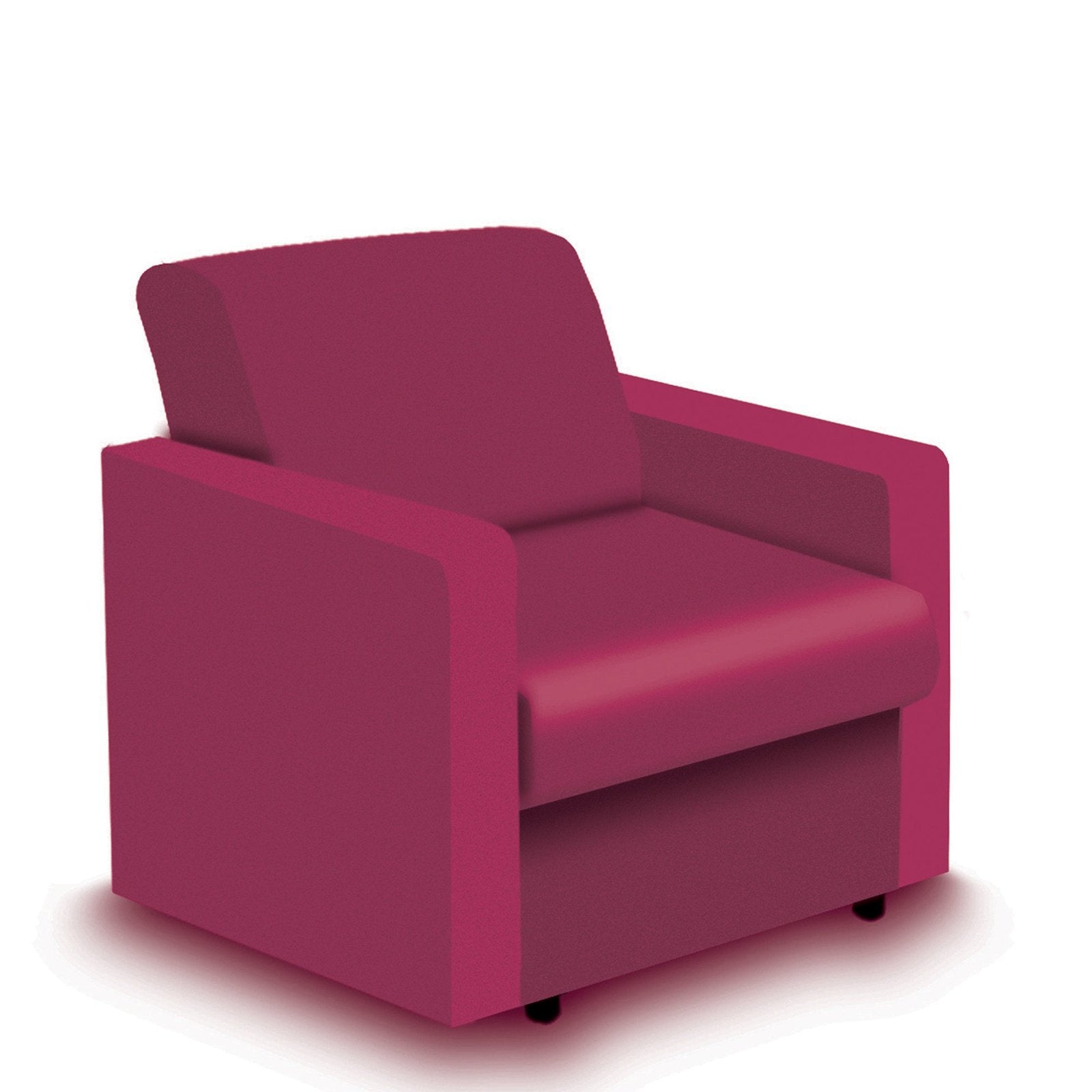 Contemporary Modular Fabric Low Back Armchair - Office Products Online