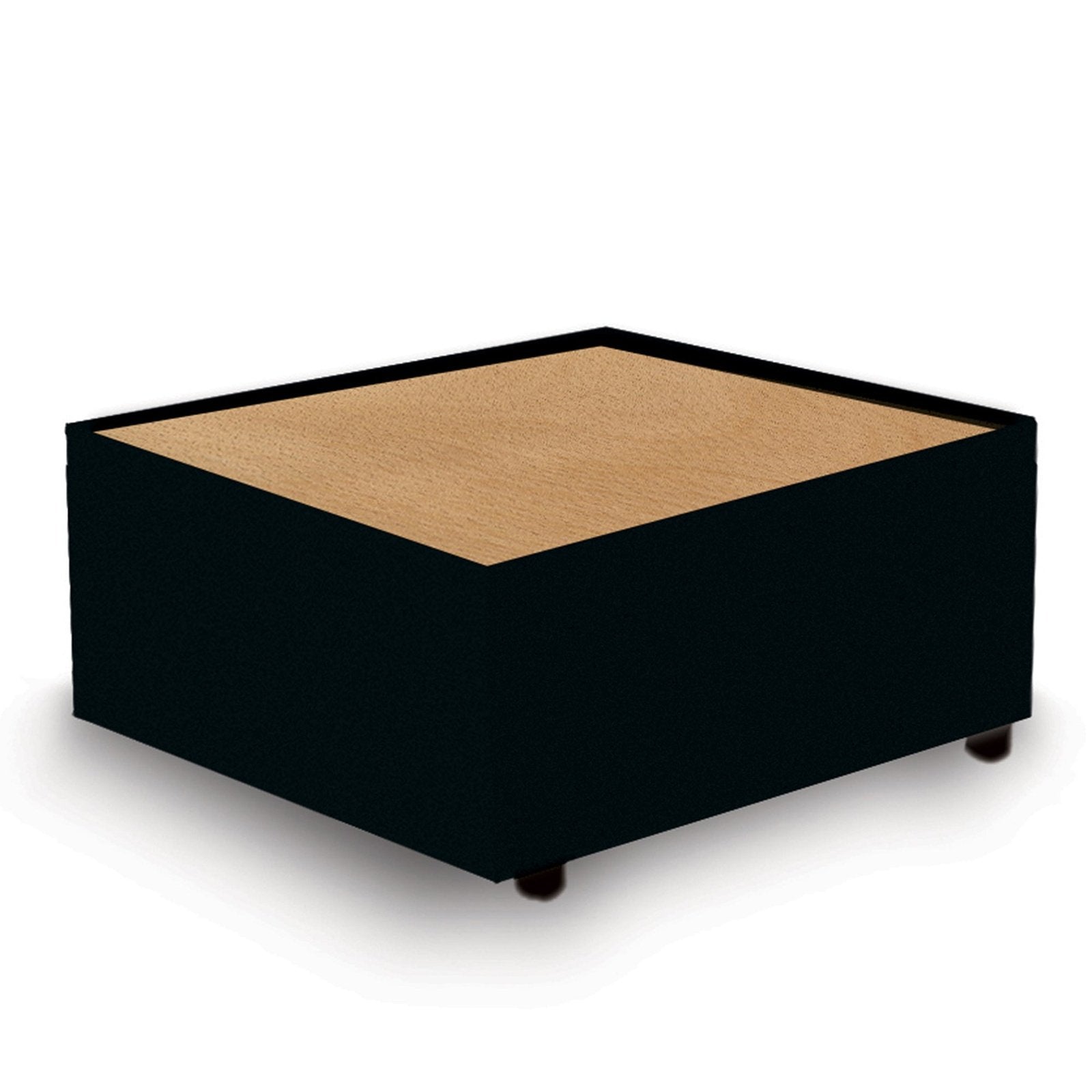 Contemporary Modular Fabric Table Unit with Beech Top - Office Products Online