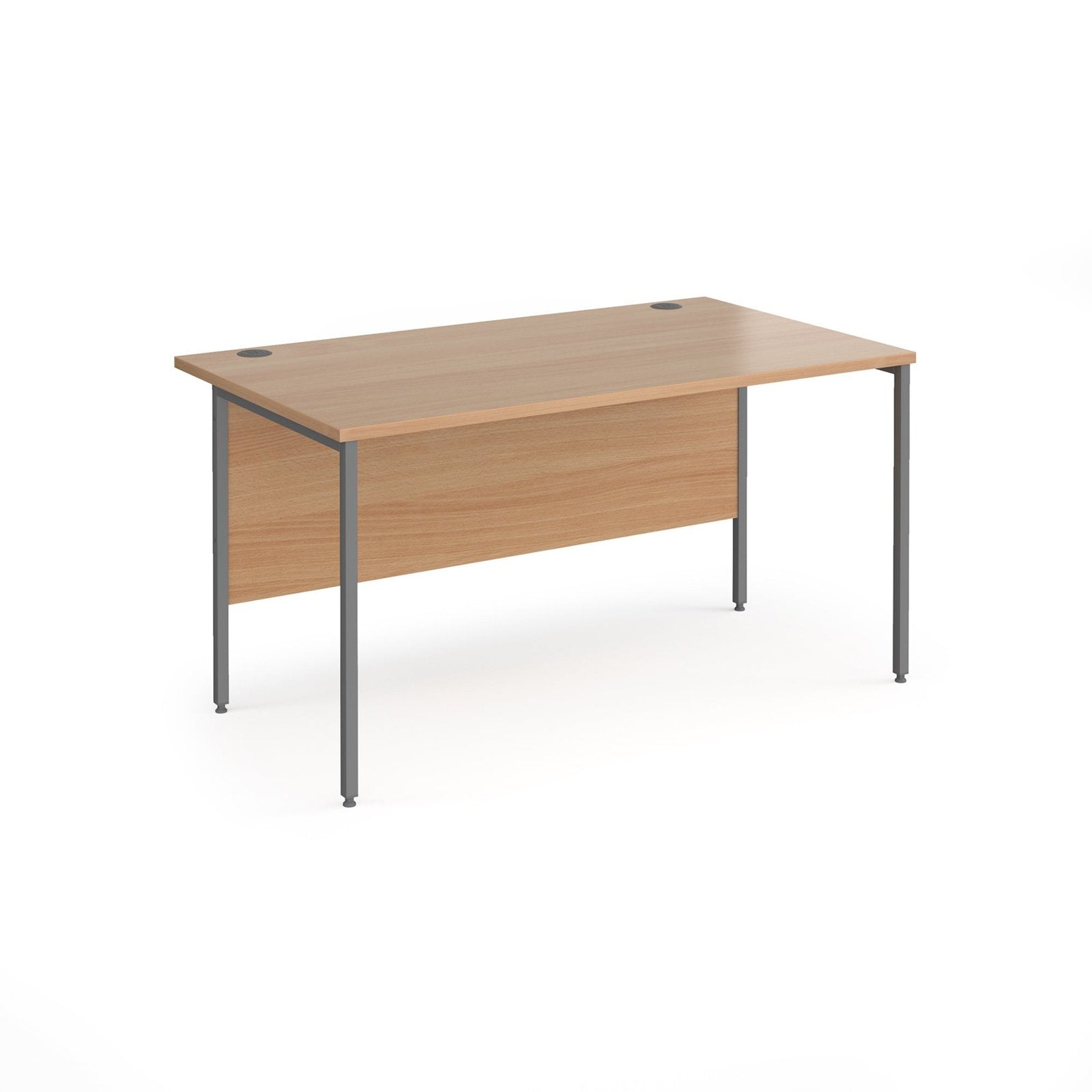 Contract 25 straight desk with H-Frame leg - Office Products Online