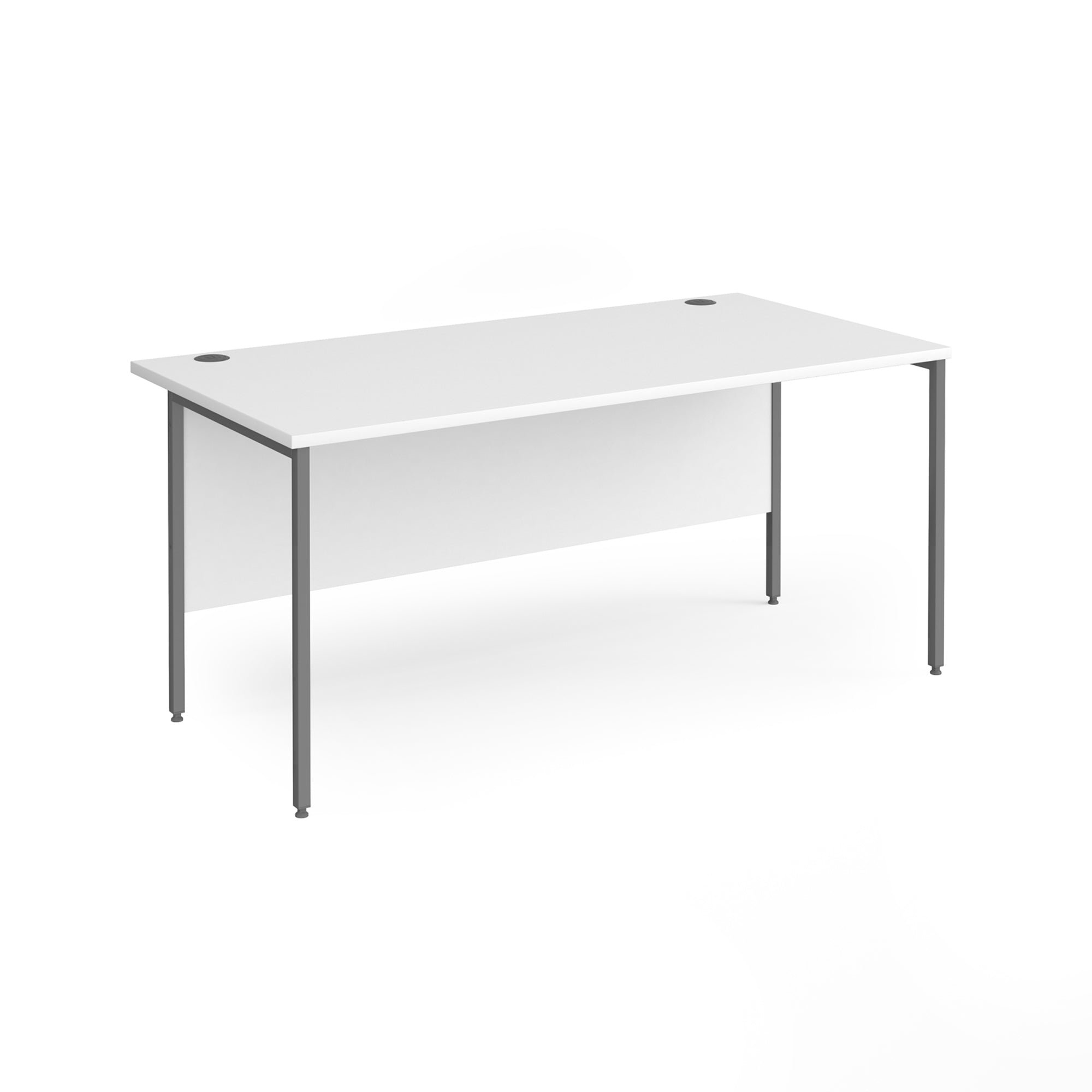 Contract 25 straight desk with H-Frame leg - Office Products Online