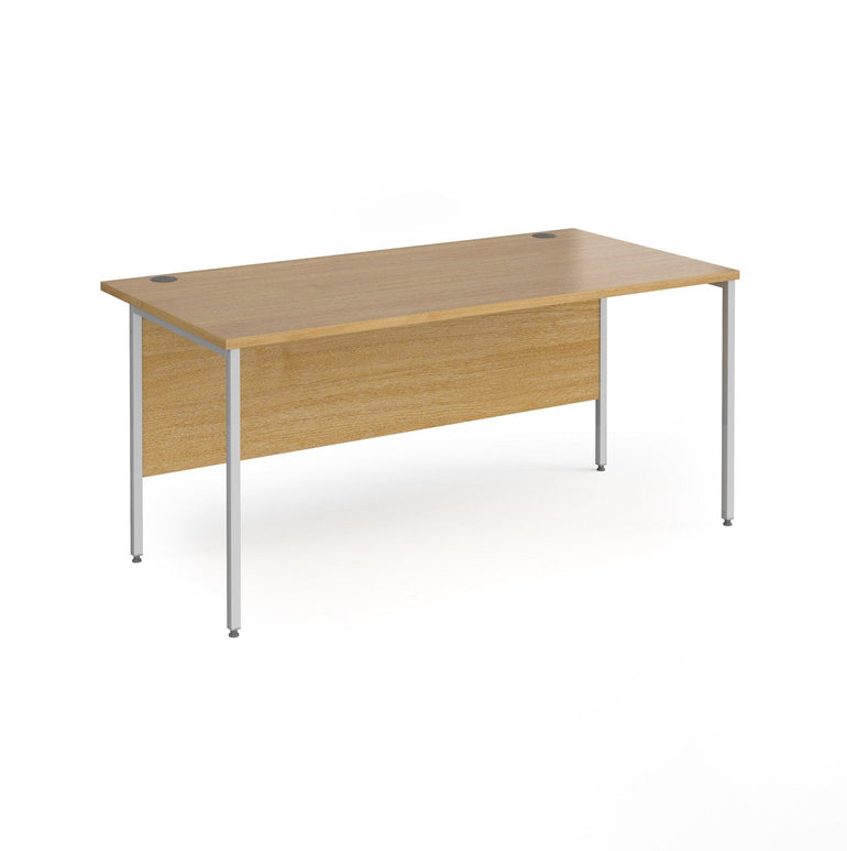 Contract 25 straight desk with H-Frame leg - Office Products Online