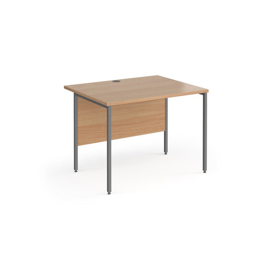 Contract 25 straight desk with H-Frame leg - Office Products Online