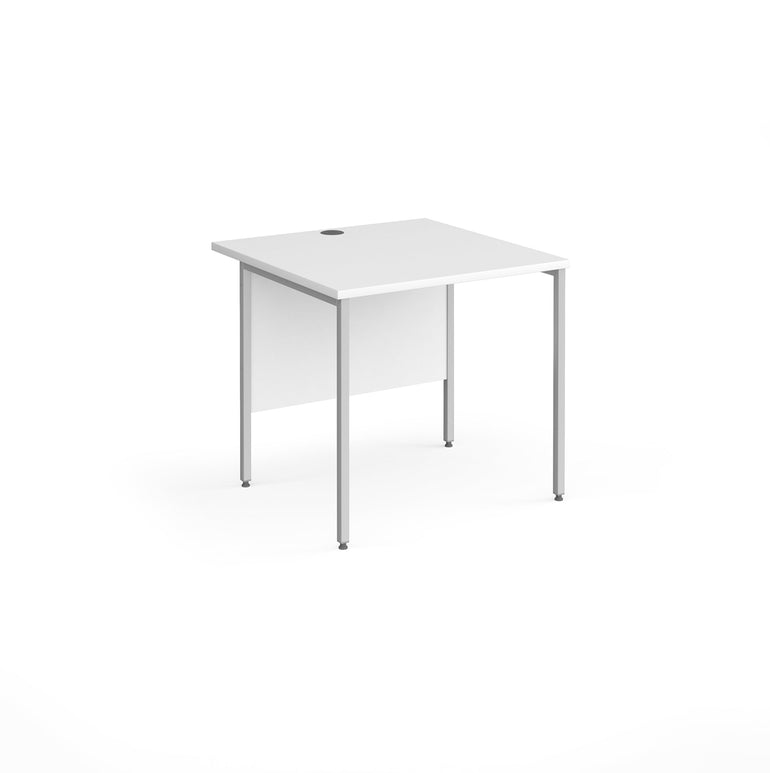 Contract 25 straight desk with H-Frame leg - Office Products Online