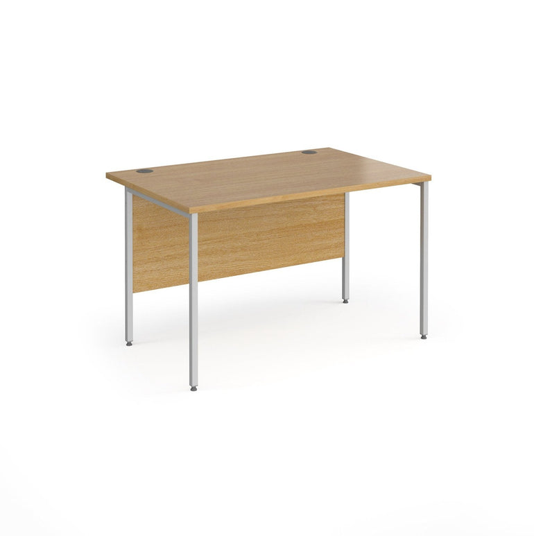 Contract 25 straight desk with H-Frame leg - Office Products Online