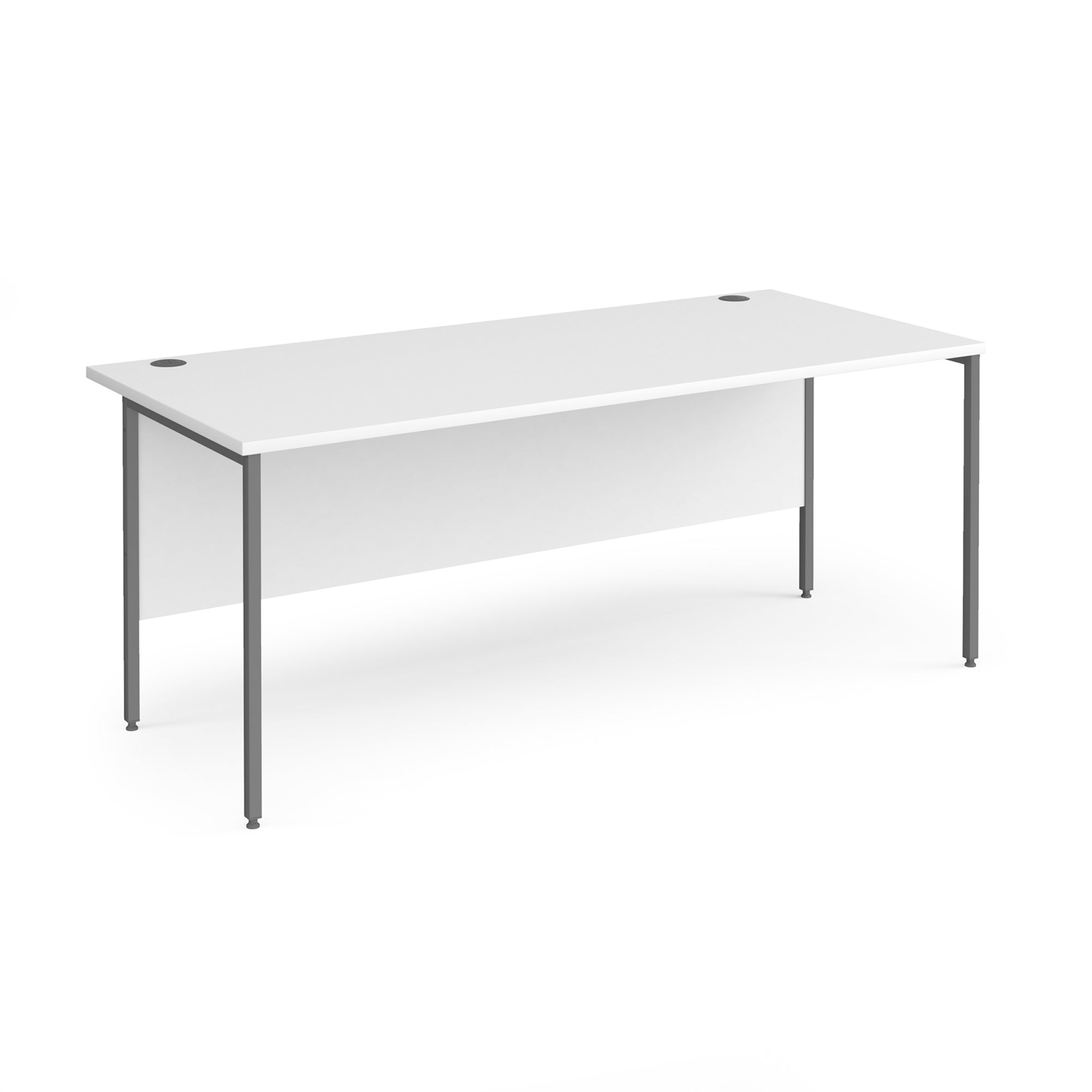 Contract 25 straight desk with H-Frame leg - Office Products Online