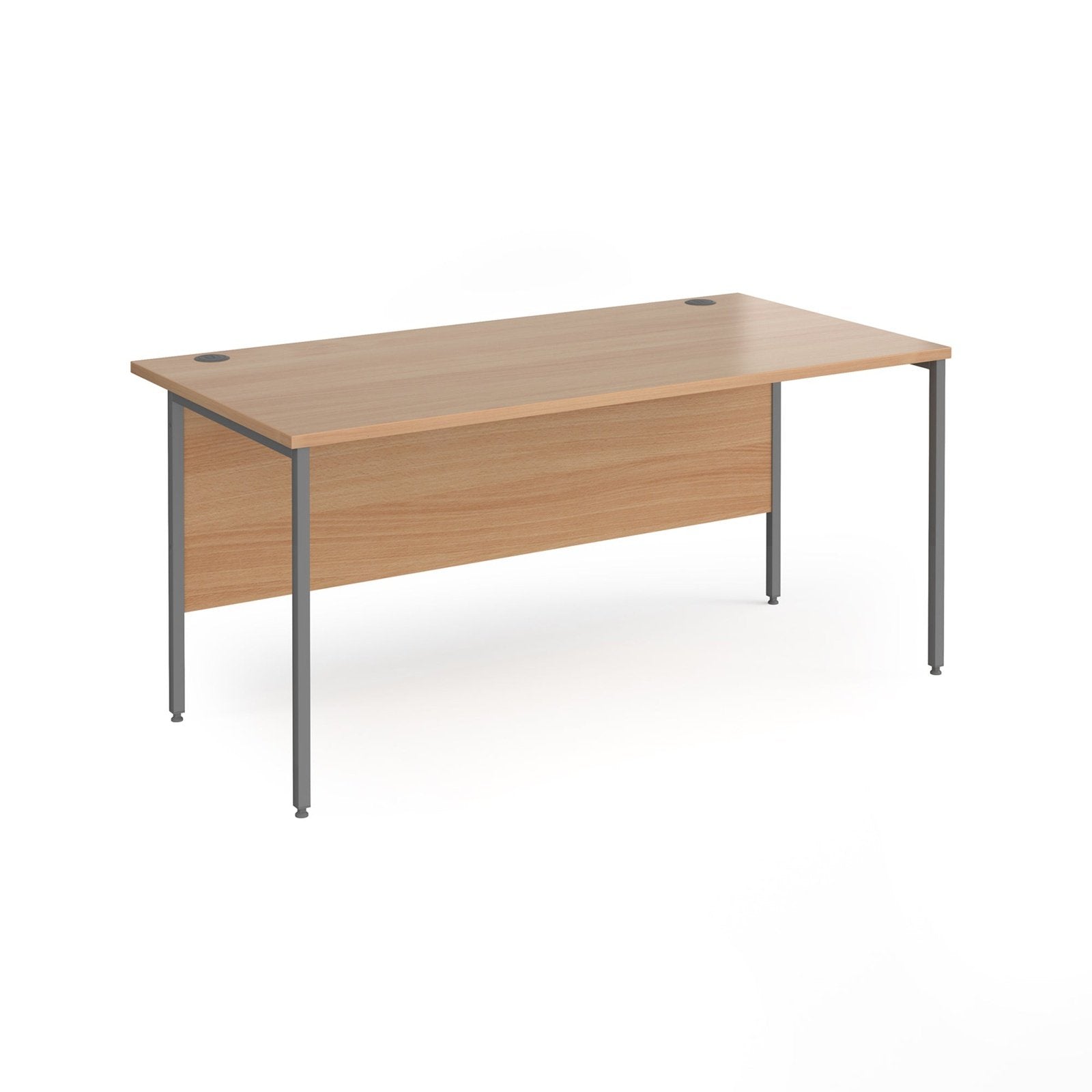 Contract 25 straight desk with H-Frame leg - Office Products Online