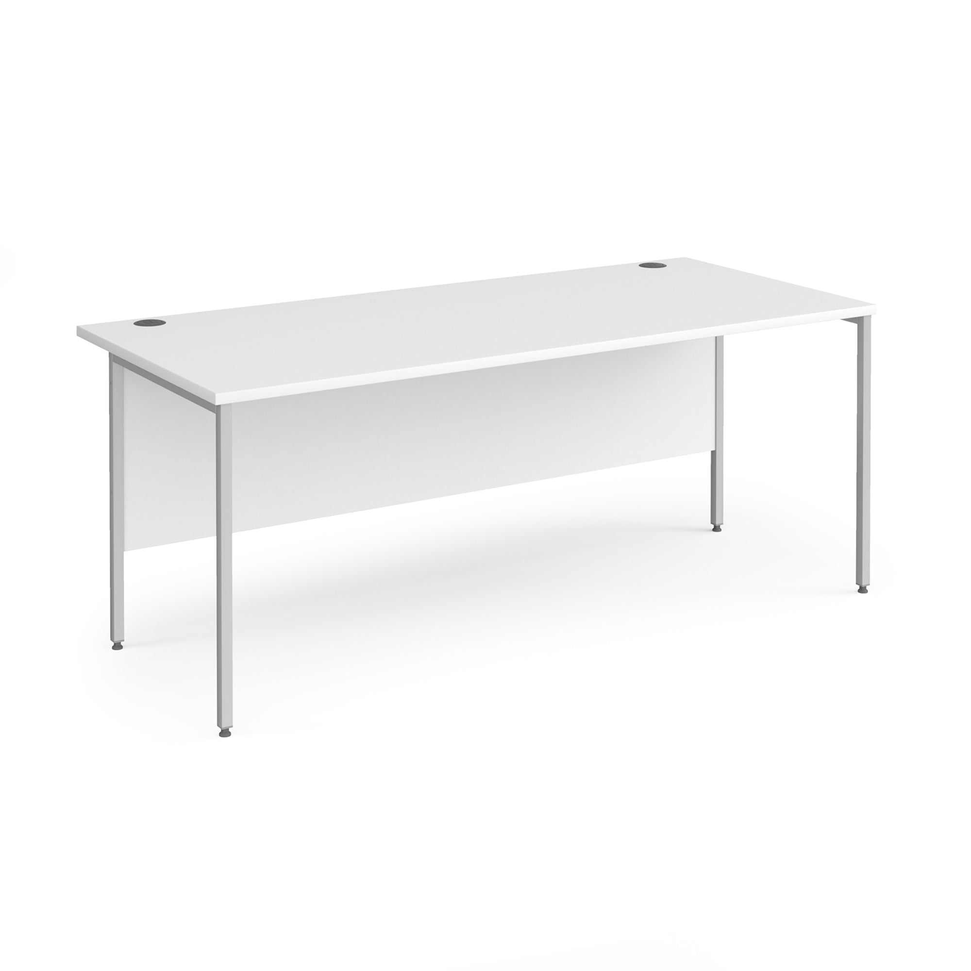 Contract 25 straight desk with H-Frame leg - Office Products Online