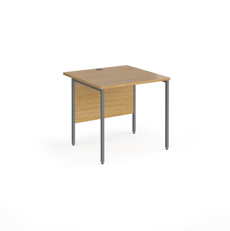 Contract 25 straight desk with H-Frame leg - Office Products Online