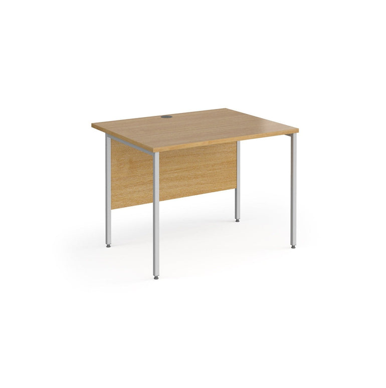 Contract 25 straight desk with H-Frame leg - Office Products Online