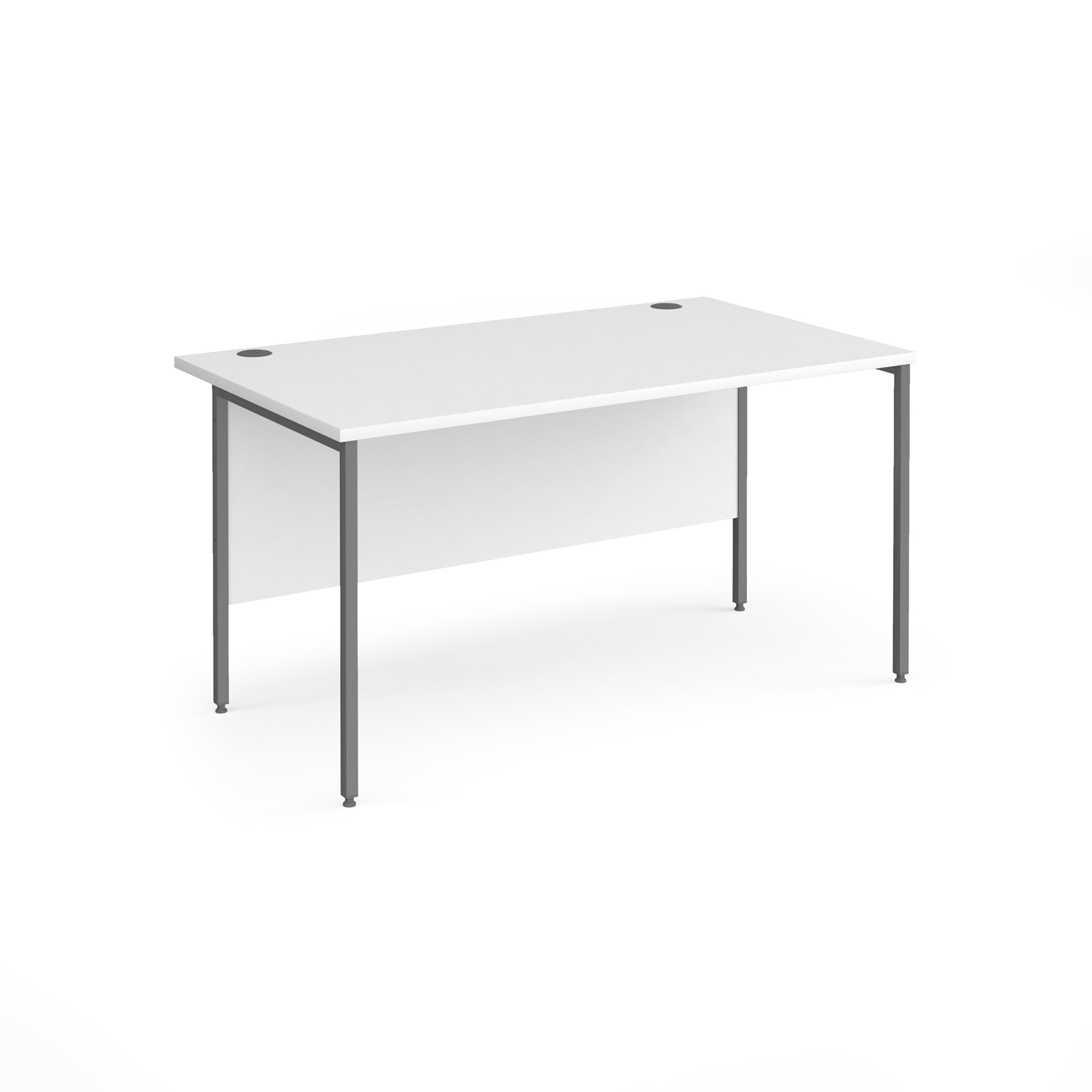 Contract 25 straight desk with H-Frame leg - Office Products Online