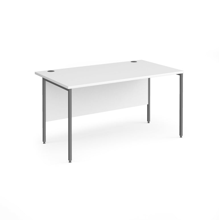 Contract 25 straight desk with H-Frame leg - Office Products Online