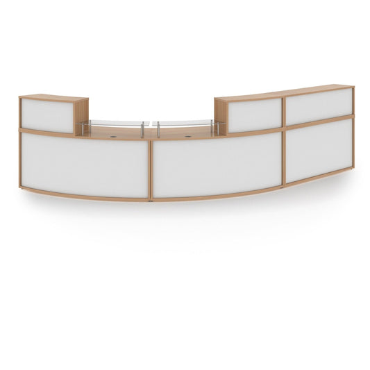 Denver extra large curved complete reception unit - Office Products Online