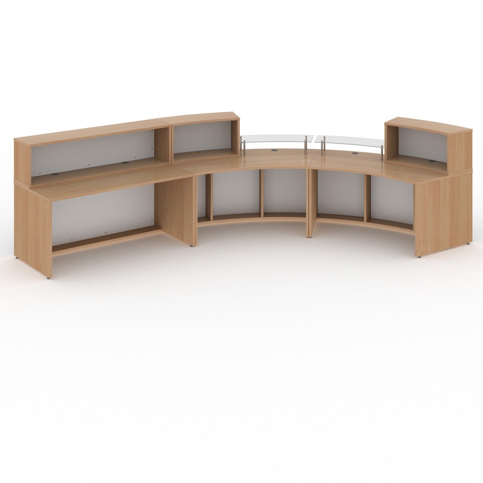 Denver extra large curved complete reception unit - Office Products Online