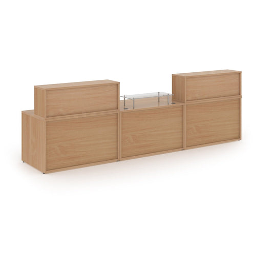 Denver large straight complete reception unit - Office Products Online