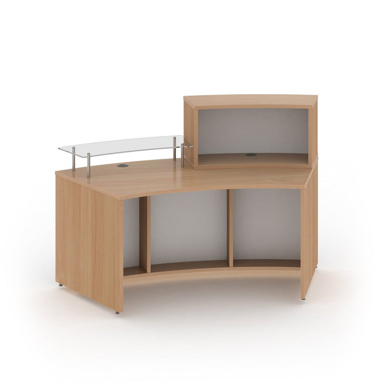 Denver medium curved complete reception unit - Office Products Online