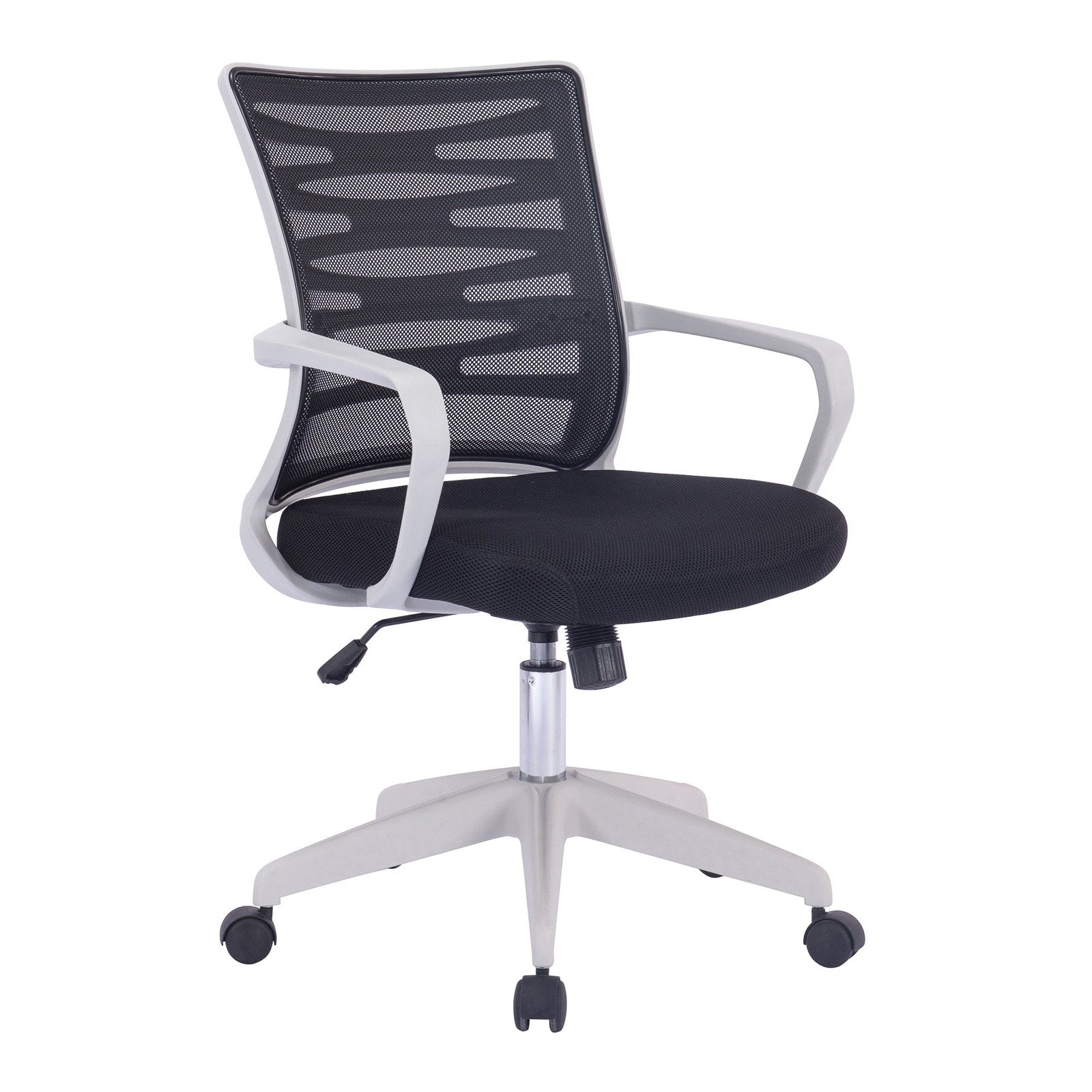 Designer Mesh Armchair with White Frame and Detailed Back Panelling - Office Products Online