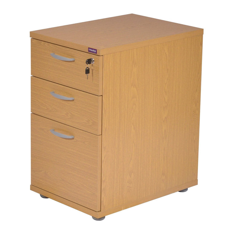 Desk High Pedestal with Feet - 600mm Depth - Office Products Online