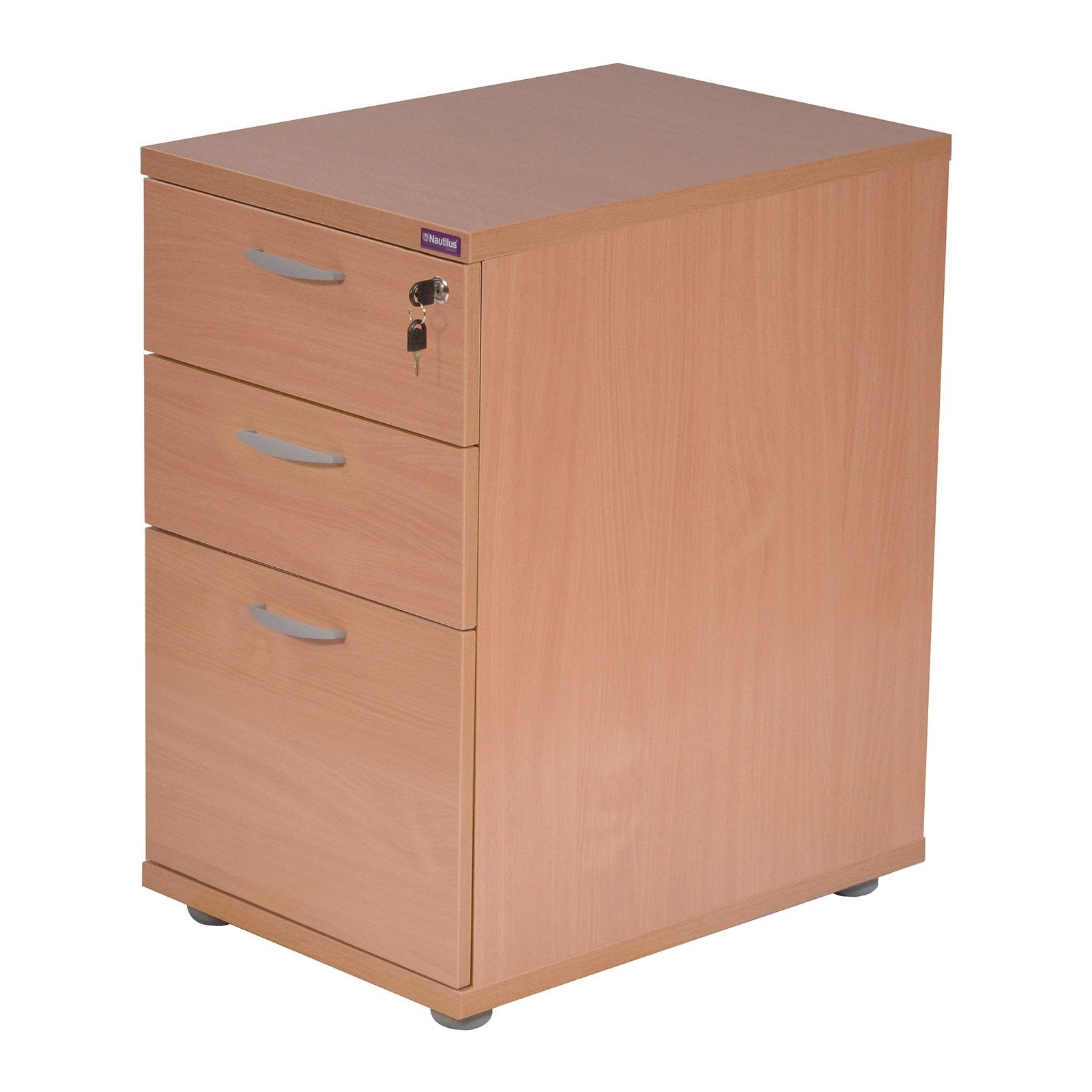Desk High Pedestal with Feet - 800mm Depth - Office Products Online