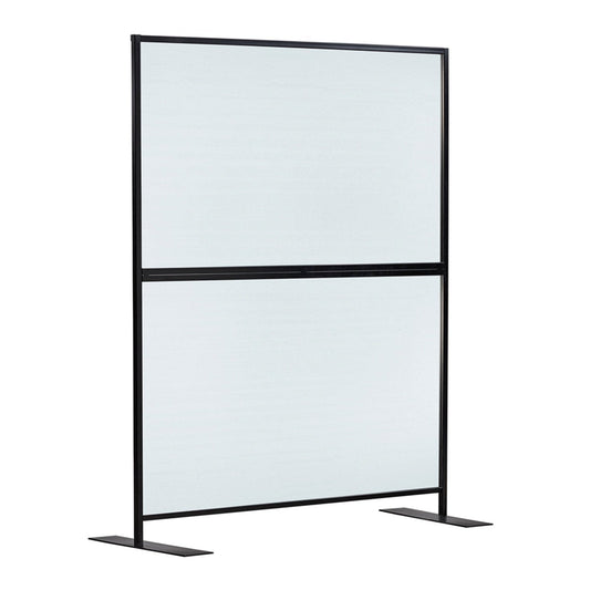 Double Frosted Purespex Partition Screen - Office Products Online