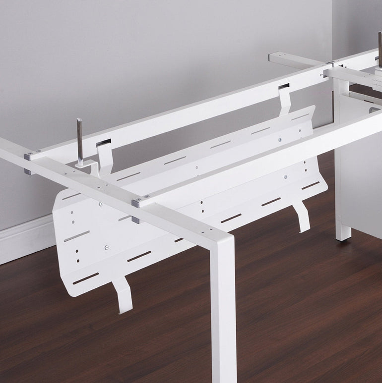Double drop down cable tray & bracket for Adapt and Fuze desks - Office Products Online