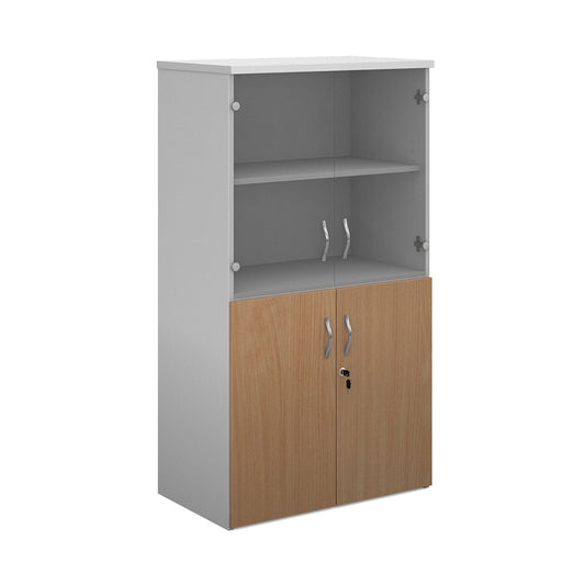 Duo combination unit with glass upper doors - Office Products Online