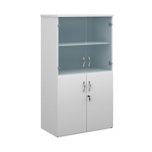 Duo combination unit with glass upper doors - Office Products Online