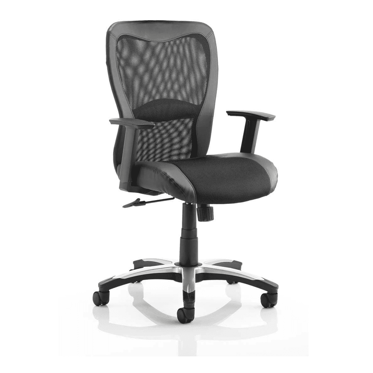 Victor II Mesh Back Executive Office Chair - Adjustable Arms, Lumbar Support, Headrest, 110kg Capacity, 8hr Usage - Flat Packed (94013000)