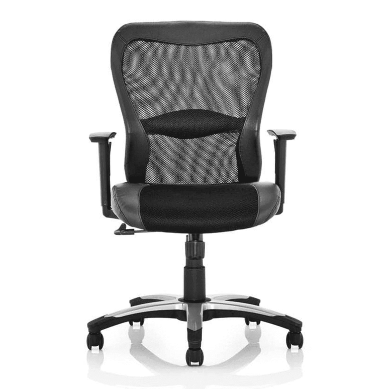 Victor II Mesh Back Executive Office Chair - Adjustable Arms, Lumbar Support, Headrest, 110kg Capacity, 8hr Usage - Flat Packed (94013000)