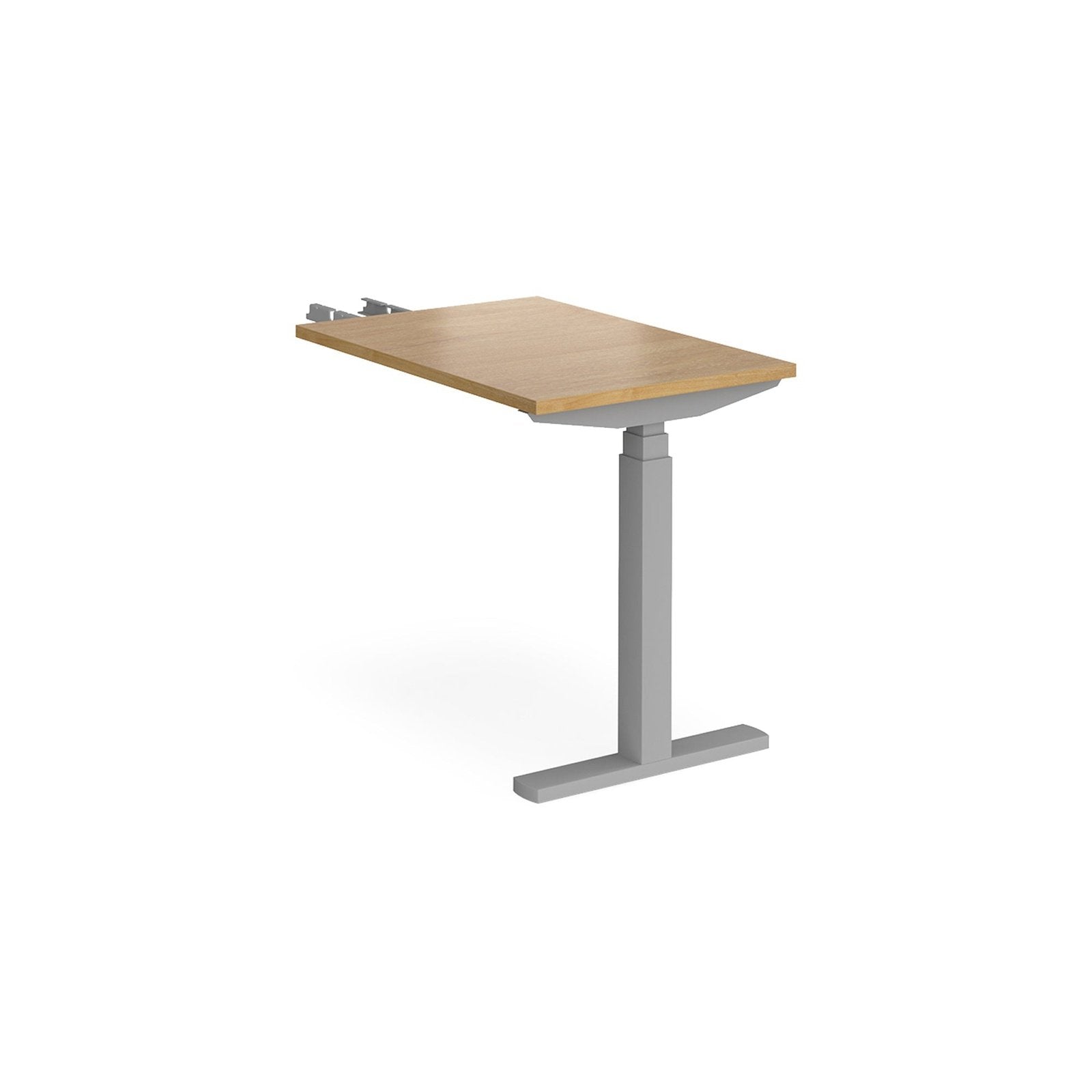 Elev8 Touch sit-stand return desk 600mm x 800mm - Office Products Online