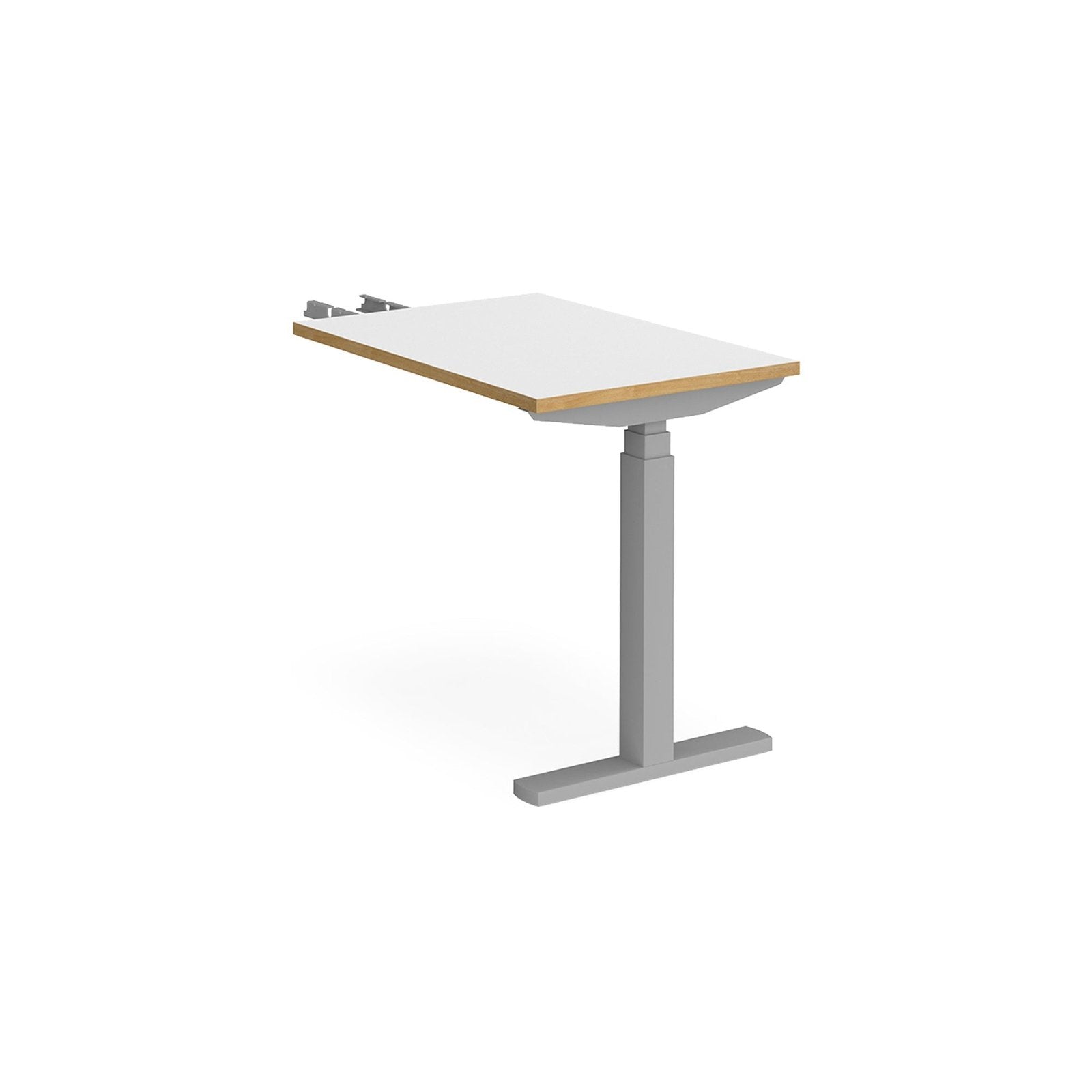 Elev8 Touch sit-stand return desk 600mm x 800mm - Office Products Online