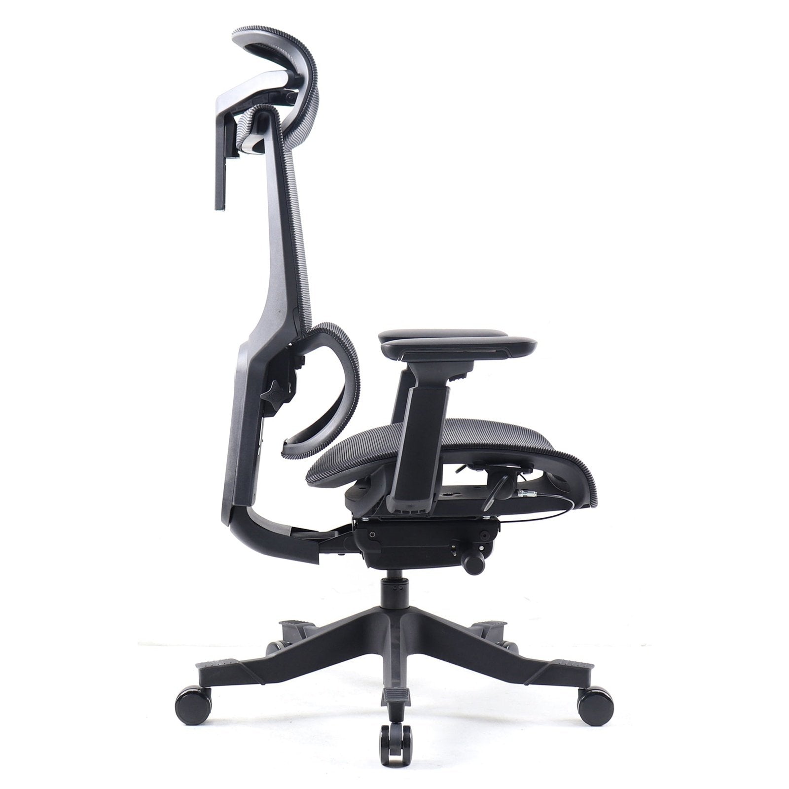Elise back operator chair with headrest and black mesh seat - Office Products Online
