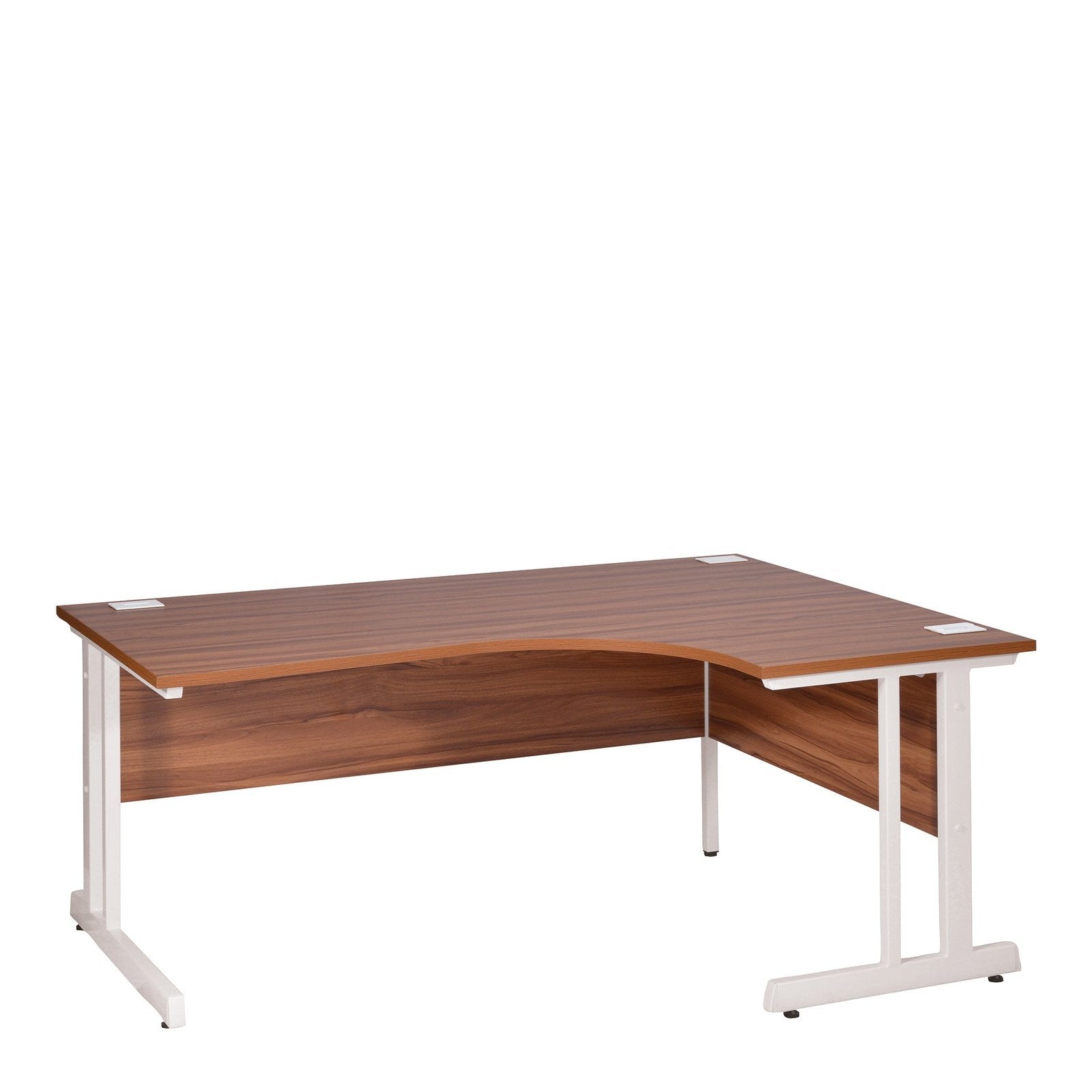 Ergonomic Right Hand Corner Desk - 1800mm Wide with Cable Management & Modesty Panels - Office Products Online