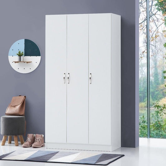 Essentials Door Double Wardrobe Hanging Rail allhomely