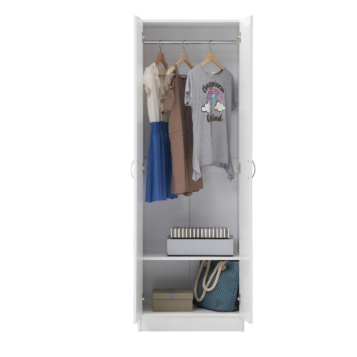 Essentials Door Wardrobe Hanging Rail allhomely