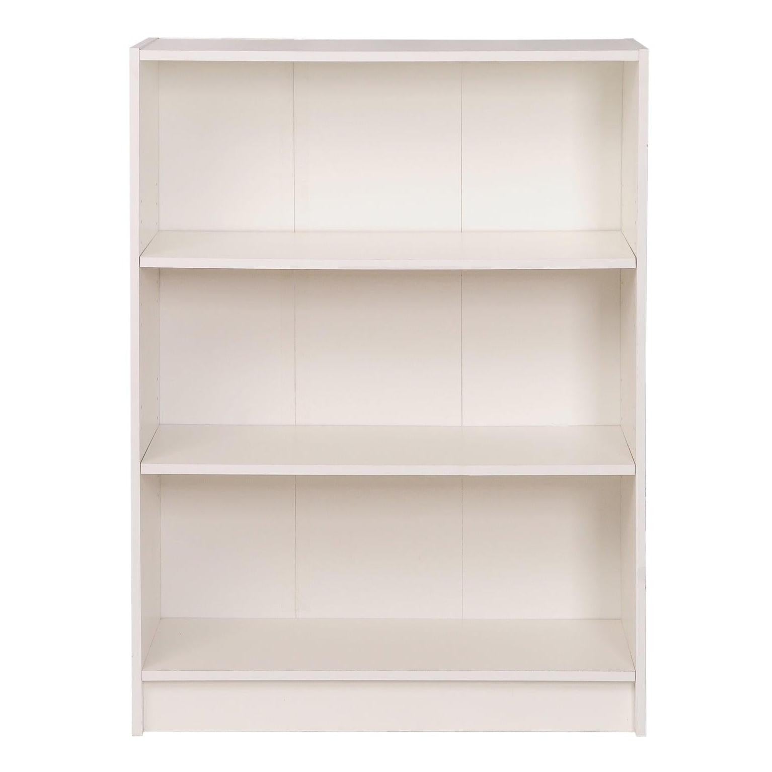 Essentials Low Wide Bookcase allhomely
