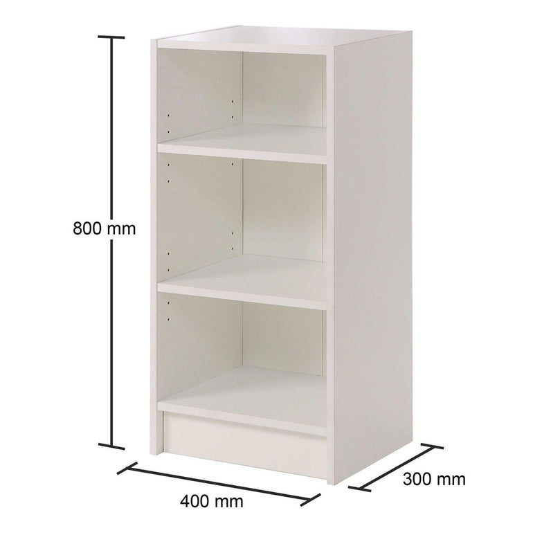 Essentials Small Narrow Bookcase allhomely