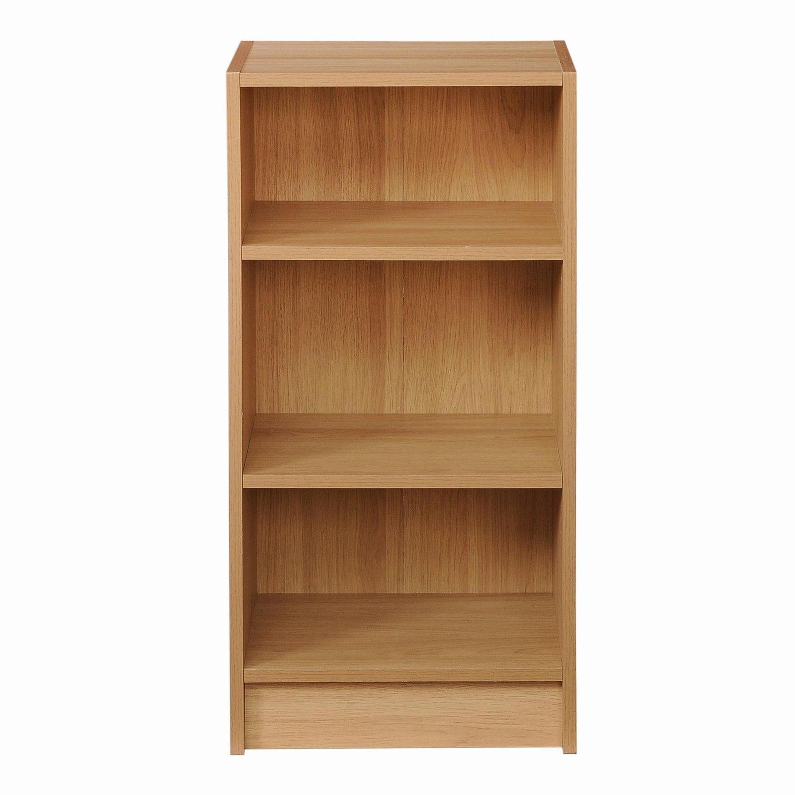 Essentials Small Narrow Bookcase allhomely