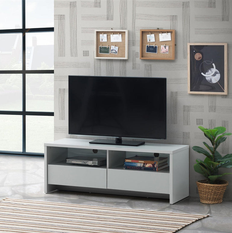 Essentials TV Cabinet Drawers allhomely