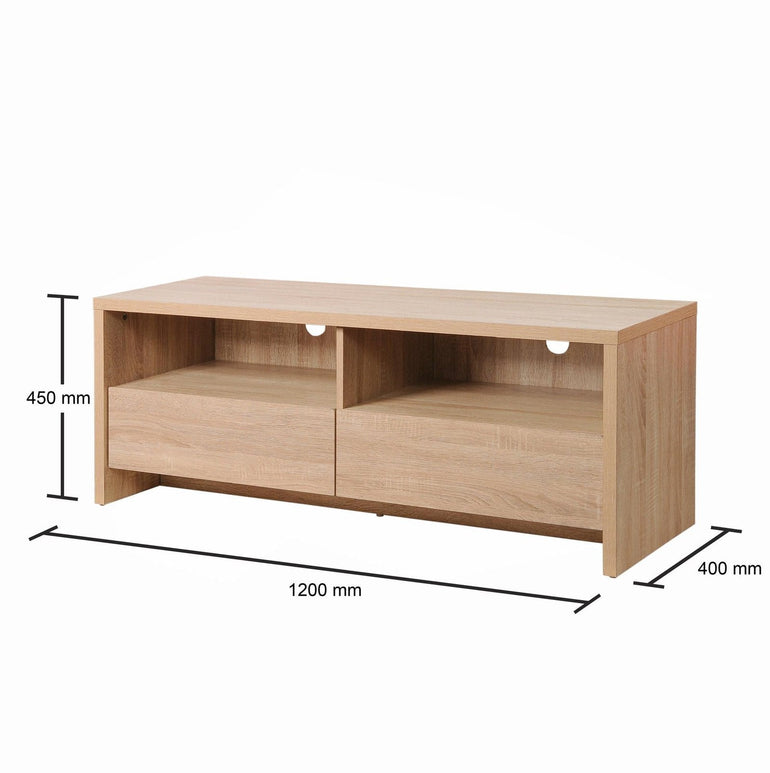 Essentials TV Cabinet Drawers allhomely