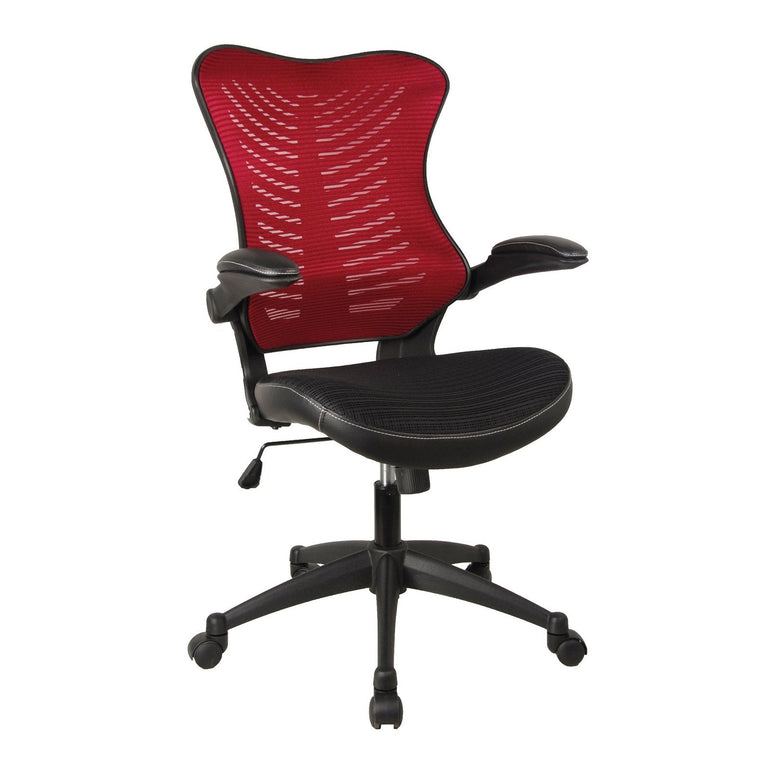 Executive Medium Back Mesh Chair with AIRFLOW Fabric on the Seat - Office Products Online
