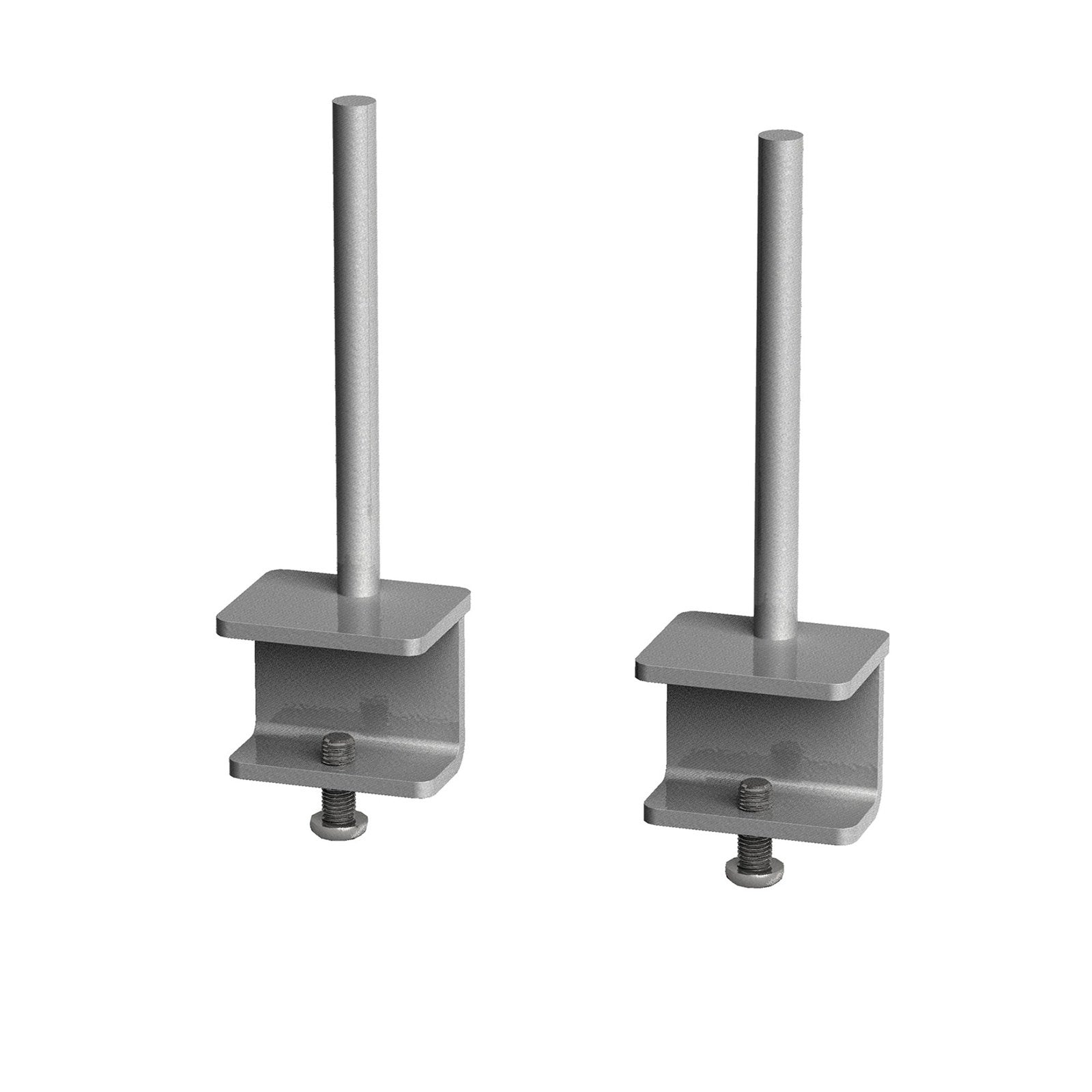 Fabric screen brackets for or runs of Adapt and Fuze single desks pair - Office Products Online