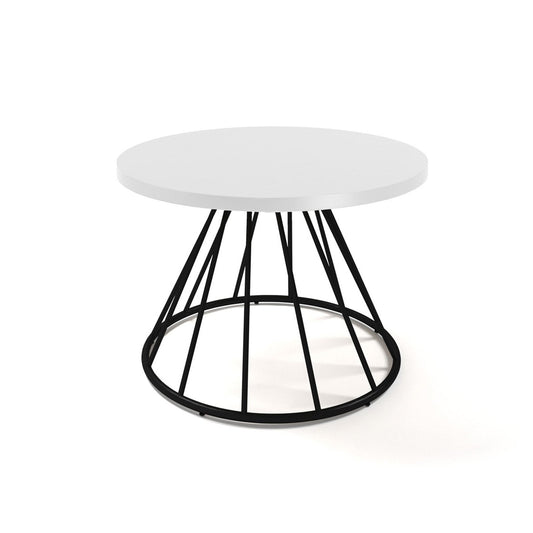 Figaro coffee table with black spiral base - Office Products Online