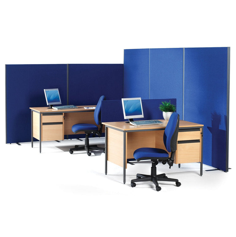 Floor standing fabric screen - Office Products Online