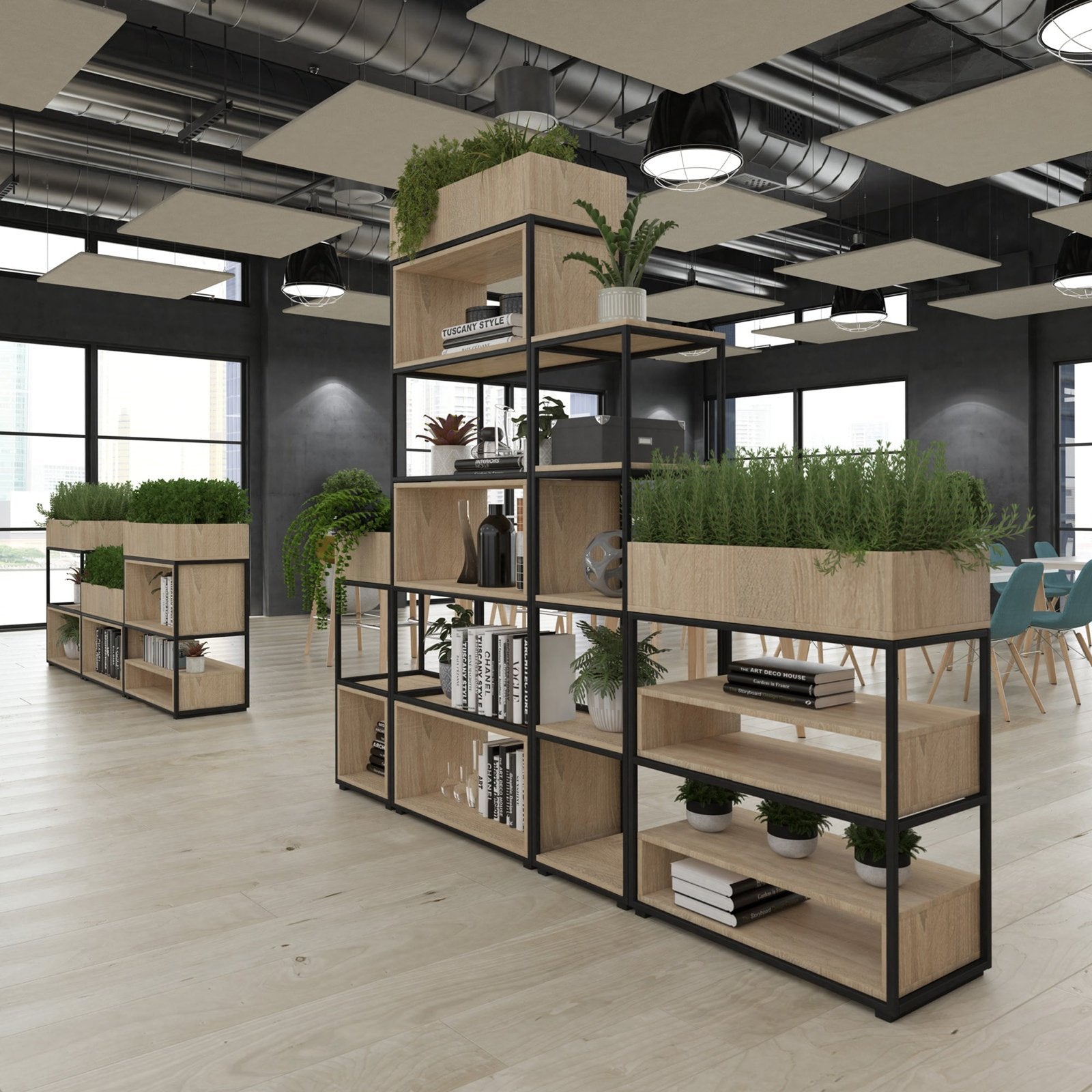Flux modular storage wooden cubby unit - Office Products Online