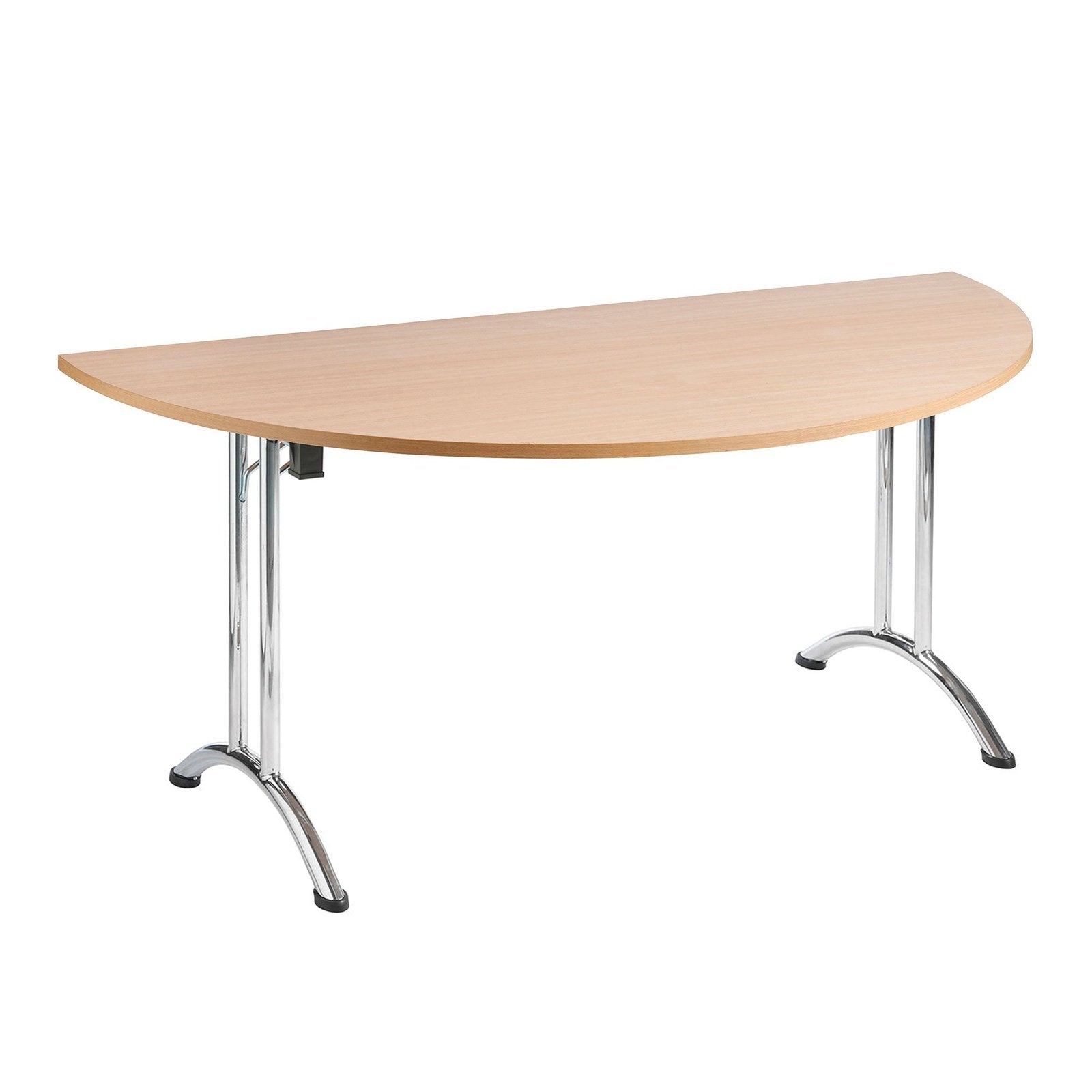 Folding Semi-circular Table - 1600x800mm - Office Products Online