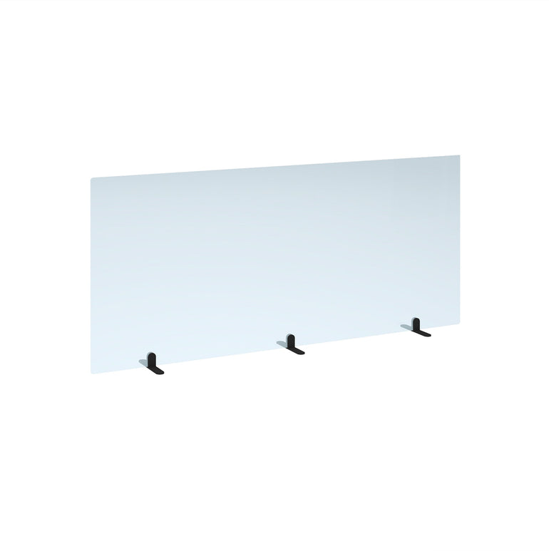 Free standing acrylic 700mm high screen - Office Products Online