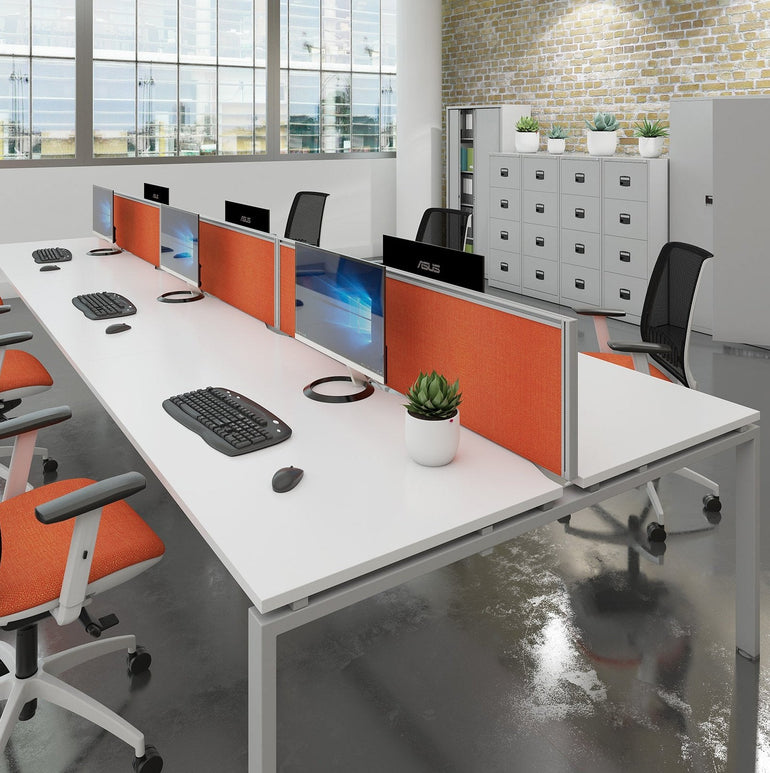 Front mounting bracket for aluminium frame screen returns mid-runs - Office Products Online
