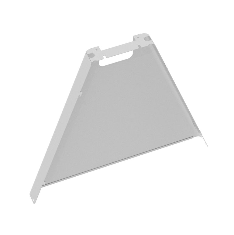 Fuze mass vertical cable riser for intermediate bench leg - white - Office Products Online
