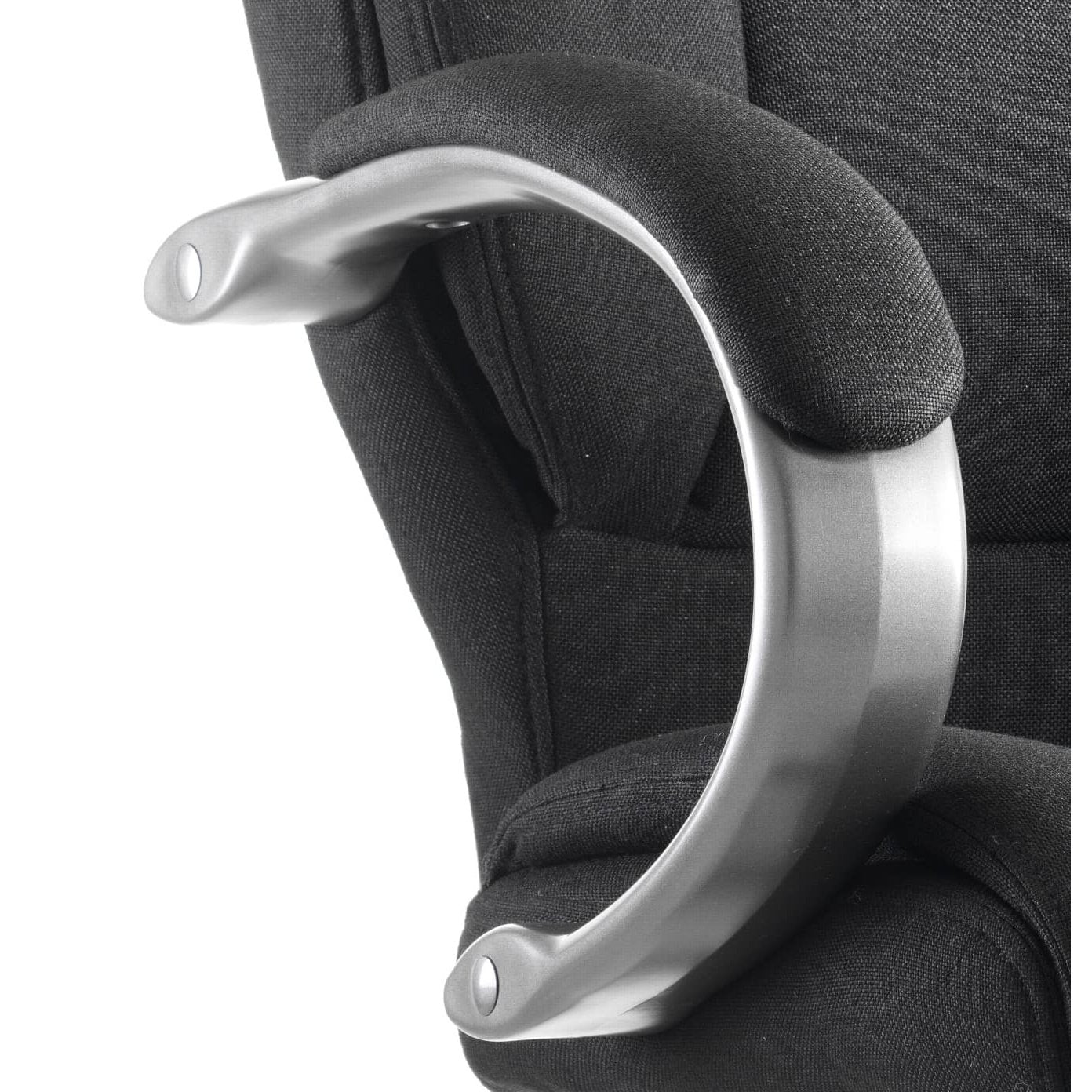 Galloway High Back Cantilever Visitor Chair with Arms - Fabric & Bonded Leather, Metal Frame, 115kg Capacity, 8hr Usage